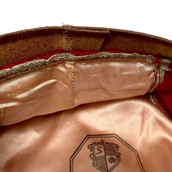 Vintage Cornell Caps Corduroy Hat Ivy League Red Newsboy 7 1/8 Rare Find! - Picture 13 of 15